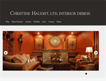 Tablet Screenshot of christinehaught.net